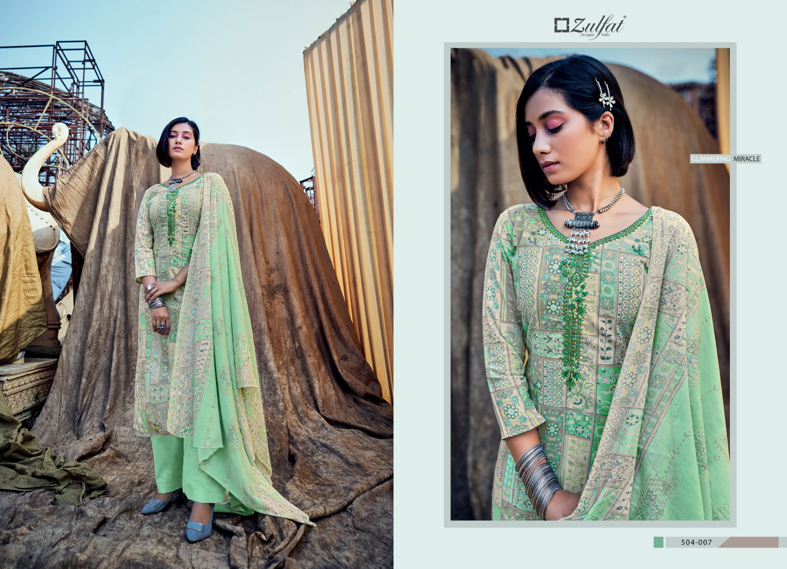 Summer Carnival By Zulfat Cotton Dress Material Catalog